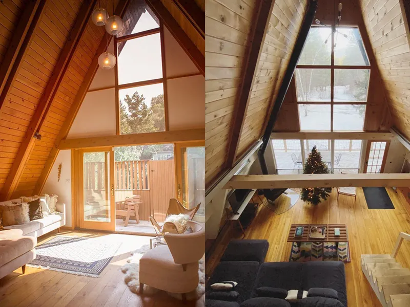 دکوراسیون داخلی کلبه سوئیسی